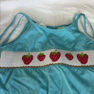 Strawberry smocked set!